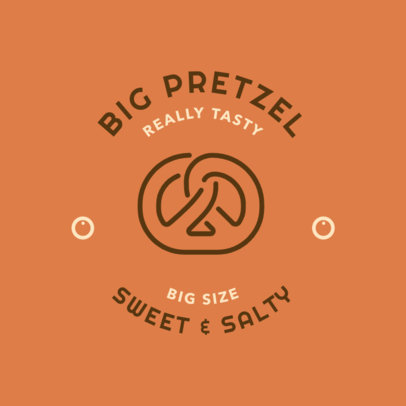 Online Logo Maker for a Pretzel Bakery 220c-el