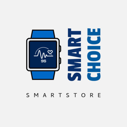 Fun Logo Template with a Smartwatch Graphic 3907c-el1