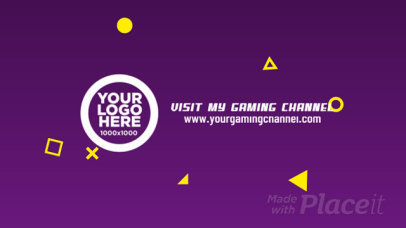 Intro Maker with Motion Graphics and a Gradient Background For Gaming Channel 1102a-3278-el1