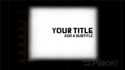 Slideshow Video Maker With a Retro Film Effect 2989-el1