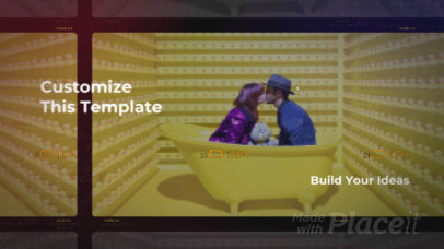 Slideshow Video Maker Featuring a VHS-Like Style 2962-el1