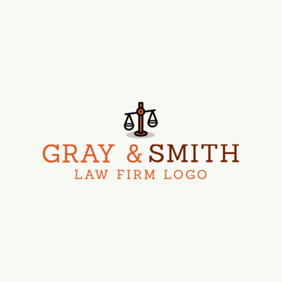 Simple Logo Generator for a Law Firm 1194i 60-el