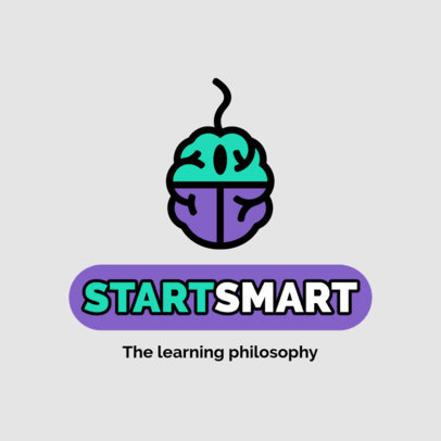Education Logo Generator with a Brain-Shaped Computer Mouse Graphic 3926c-el1
