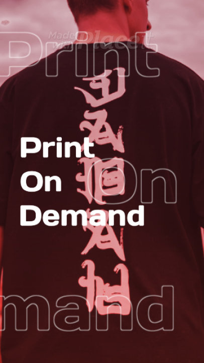 Cool Instagram Story Video Maker for a Print on Demand Business 1367f 3435