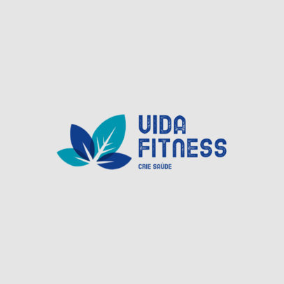 Logo Maker With a Fitness Theme Featuring Botanical Graphics 4354g