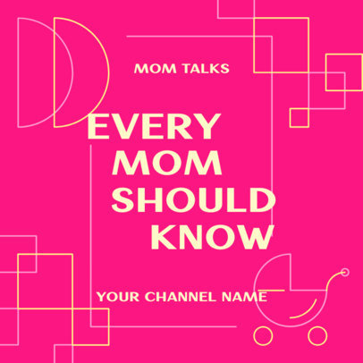 Podcast Cover Design With a Motherhood Theme 4363c