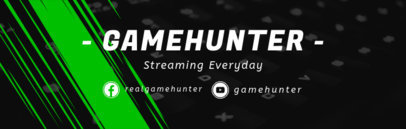 Daily Game Streaming Twitch Banner Maker 596a