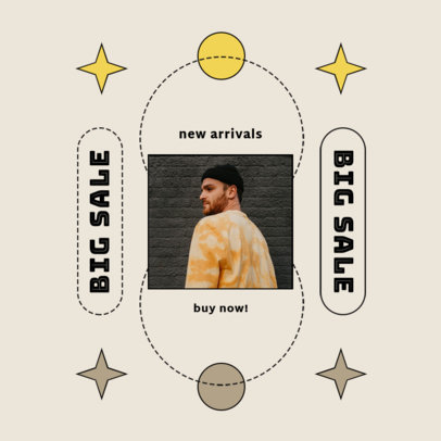 Placeit - Instagram Post Template for a Brand New Clothing Collection Promo