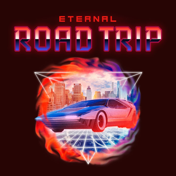 Placeit Album Cover Design Generator for Synthwave Musicians