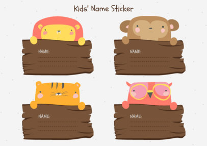 Name Tag Maker Design Templates | T-Shirts, Insta Stories ...