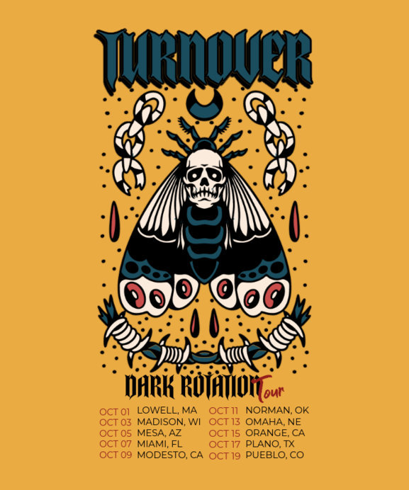 Placeit Back TShirt Design Generator for a Punk Bands Merch with an