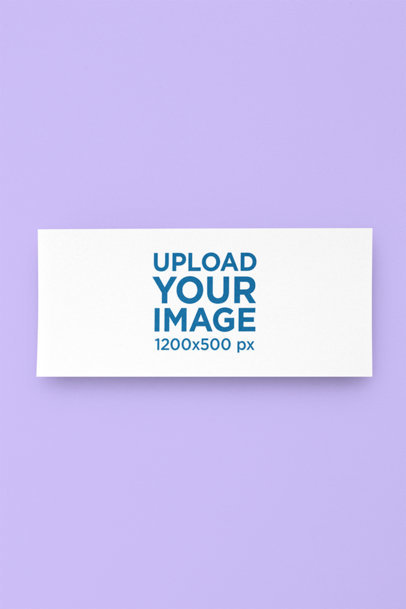 Placeit - Mockup of an Open Horizontal Greeting Card Featuring Some ...