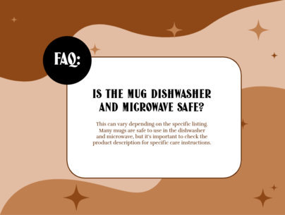 Placeit - Etsy Listing Design Template Featuring a FAQ Text Box