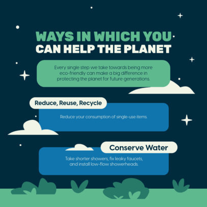 Placeit - Instagram Post Maker Featuring a Carousel With Tips to Help ...