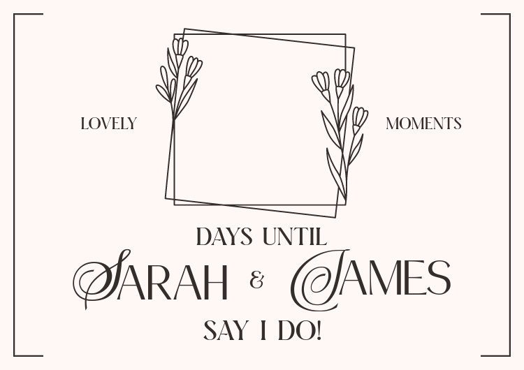 Placeit WeddingThemed Art Print Maker Featuring Floral Decorations