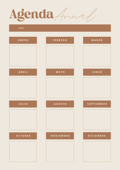 Placeit - Modern Planner Design Generator Featuring a Weekly Agenda