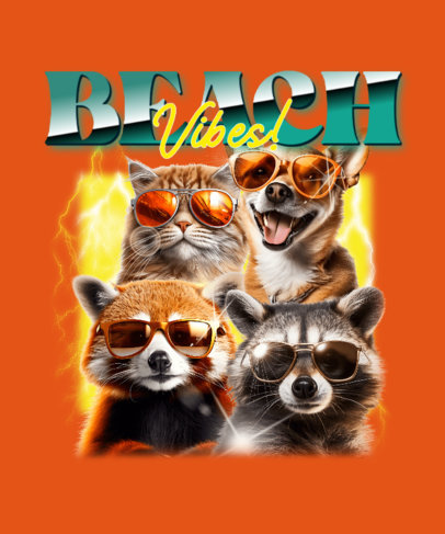 Bad Pun Raccoon Template