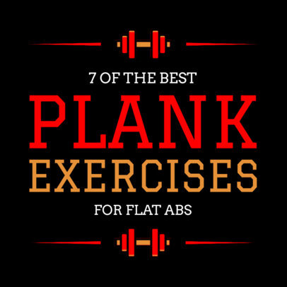 Social Media Post Template for Exercising 584d 