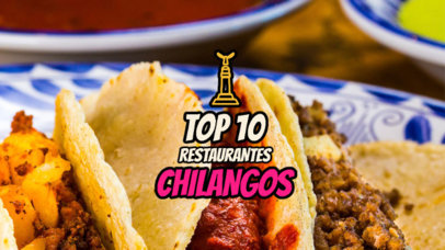 YouTube Thumbnail Maker for a Mexican Foodie Top Spots Vlog