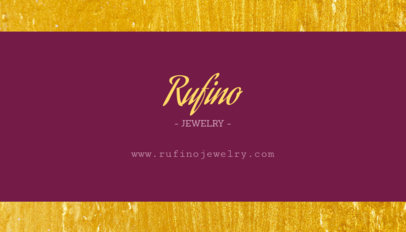 Jewelry Store Business Card Template 224d-1819