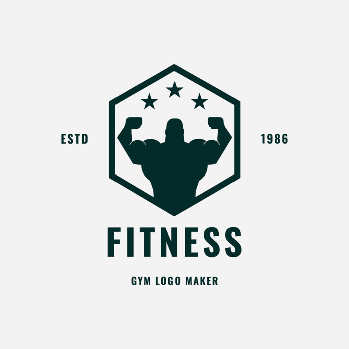 Placeit Gym Logo Maker for Fitness Centers