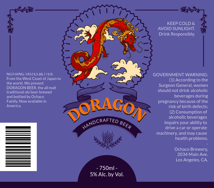 Placeit Doragon Custom Beer Labels Maker