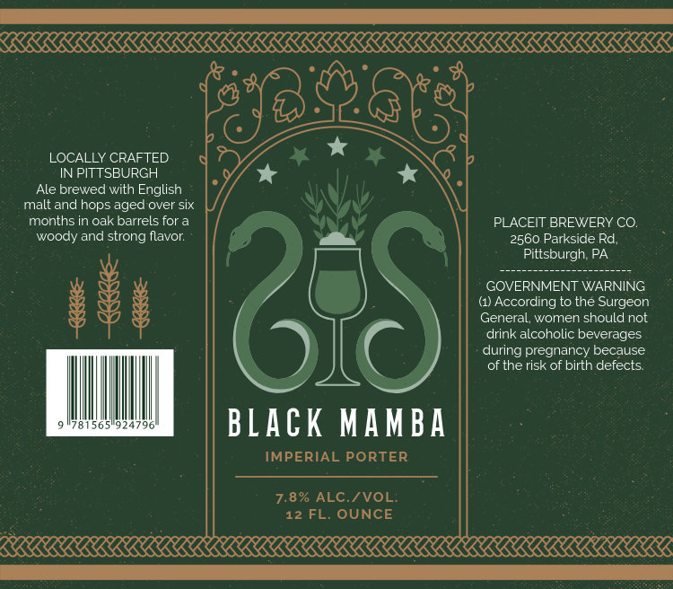 Placeit Beer Label Generator for Porter Beers
