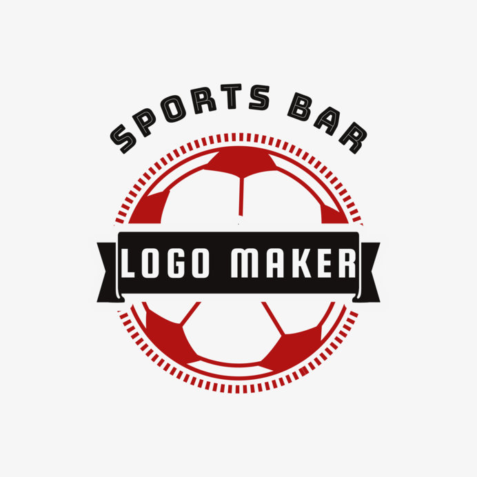 Placeit Bar Logo Maker for a Sports Bar