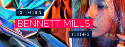 Facebook Cover Maker for a Clothing Brand Page 1084b