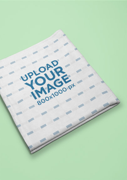 Blanket Mockup Generator Try 15k Mockups For Free Placeit