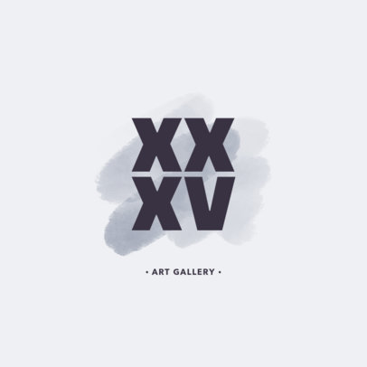 Modern Logo Maker for an Art Gallery 1187f