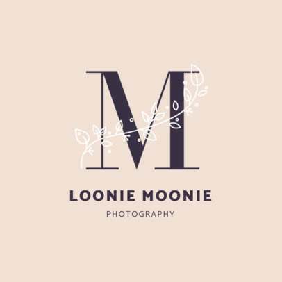 Monogram Logo Maker for a Professional Photography Business 2172
