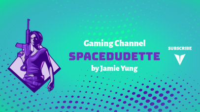 Placeit Youtube Banner Template For Gaming Channels In The Style Of Fortnite