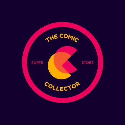 Logo Template for a Comic Store 1396f-2584