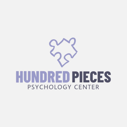 Minimalist Logo Maker for a Psychology Center 1304f-37-el