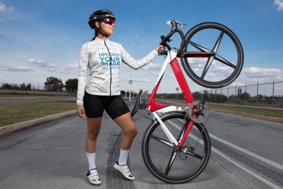 Download Cycling Jersey Mockup Generator Try 15k Mockups For Free Placeit