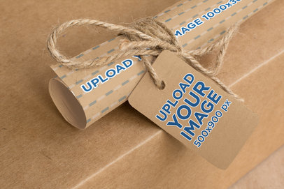 Download Wrapping Paper Mockup Generator Try 15k Mockups For Free Placeit