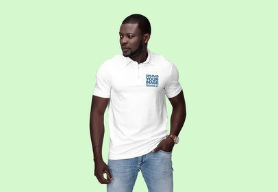 Download Polo Shirt Mockup Generator Try 15k Mockups For Free Placeit