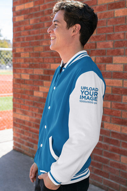 Download Bomber Jacket Mockup Generator Try 15k Mockups For Free Placeit