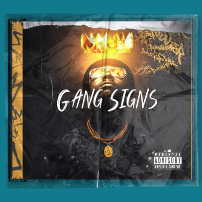 Placeit - Hip Hop Album Cover Generator with a West Coast Style