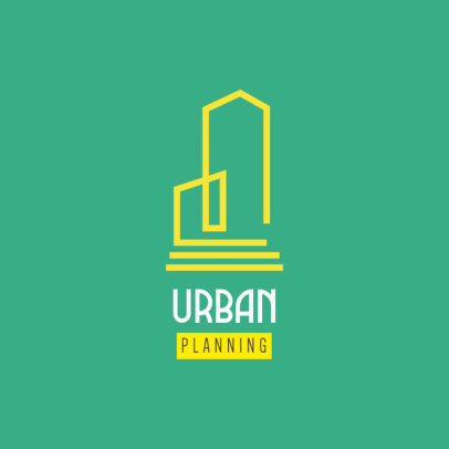 Logo Generator for Urban Design Firms Featuring a Building Graphic 3989b