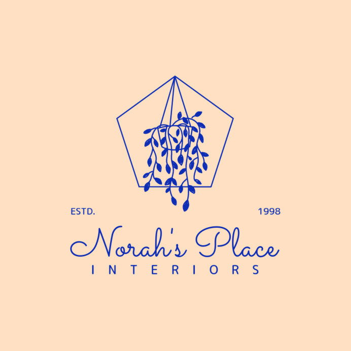 Placeit Interior Design Logo Maker with an Elegant Ornament Graphic