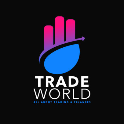 Elegant Logo Maker for Finance and Trading 4112i