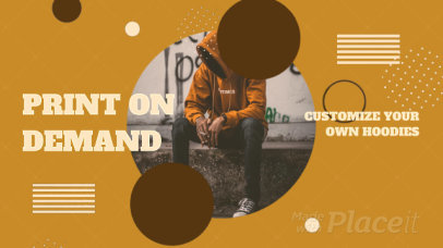 Trendy Facebook Cover Video Maker for a POD Store's Page 1220d 3007