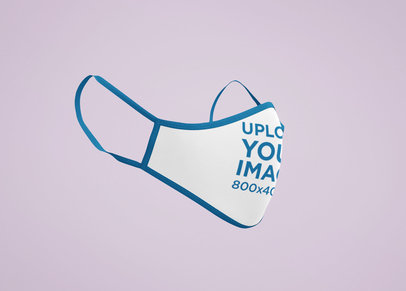 Mockup of a Ghosted Sublimated Face Mask 5194-el1