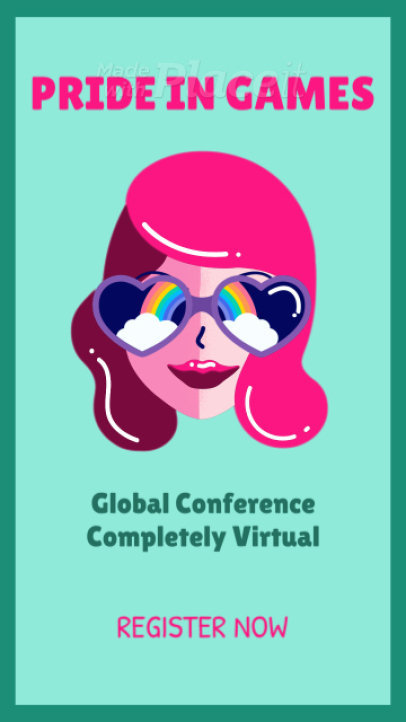 Instagram Story Video Maker to Announce a Conference About Diversity in Gaming 1533a-3189